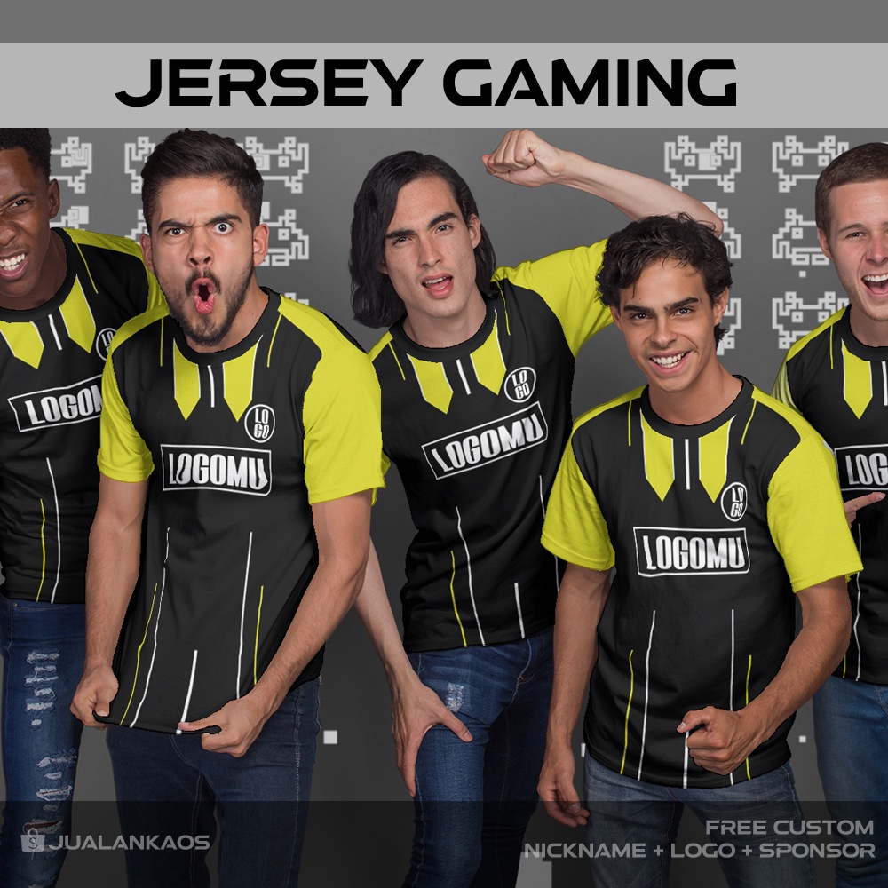 Baju Kaos Jersey Gaming ESports 75 Printing Custom