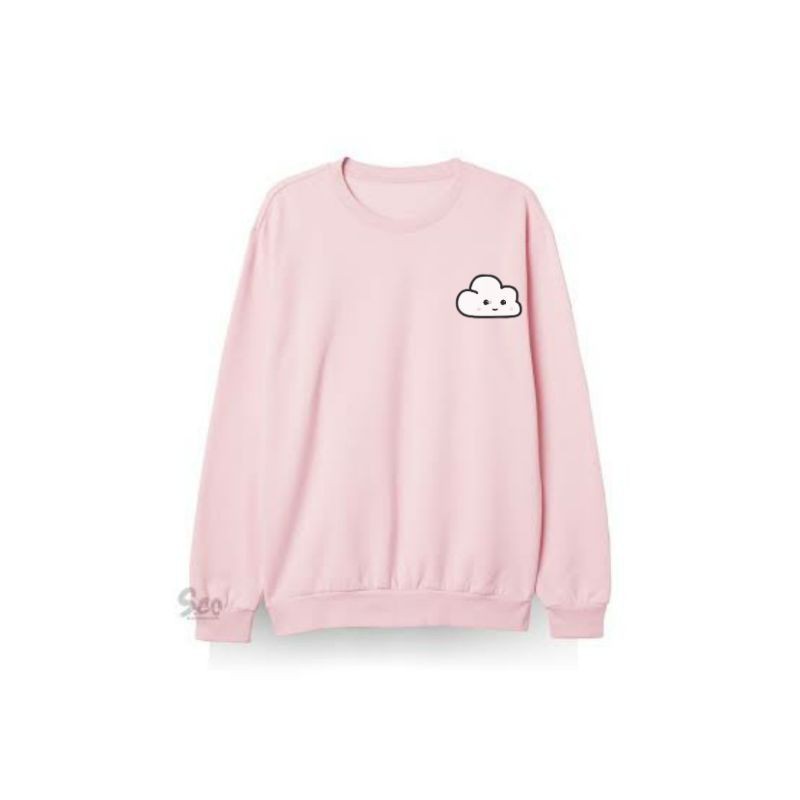 CUTE CARACTER CREWNECK // SWEATER UNISEX PREMIUM TEBAL TERBARU'