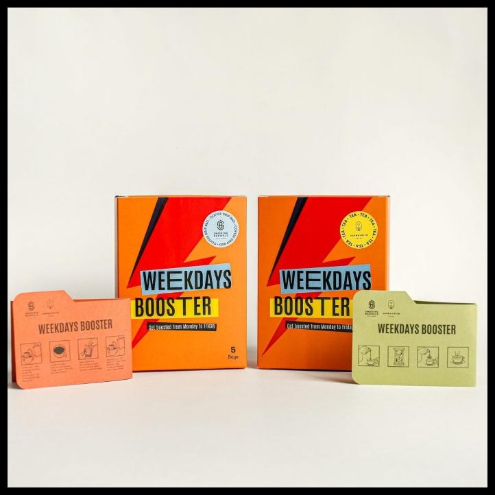 

Weekdays Booster (Set Of 5) - Specialty Coffee Drip Bag & Tea Bag