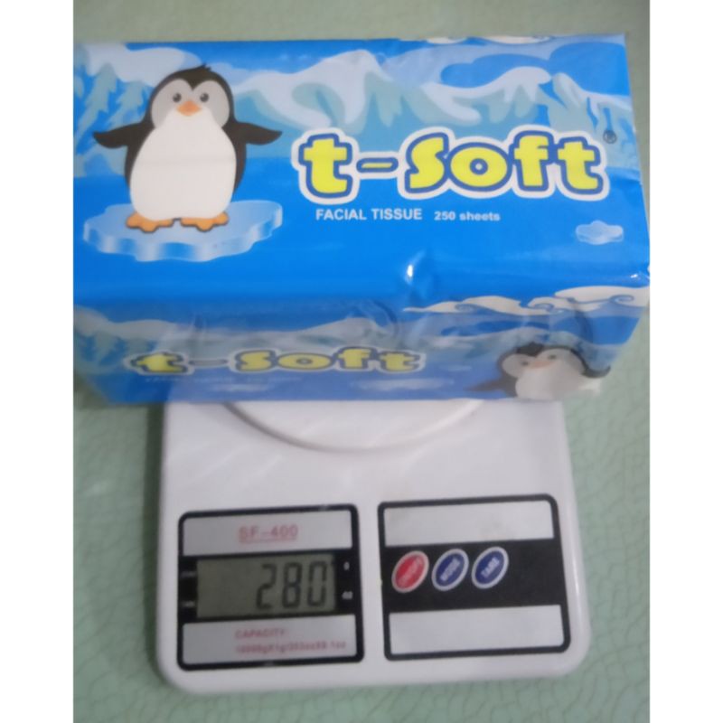 Facial Tissue T-Soft & Cassie 250 sheet