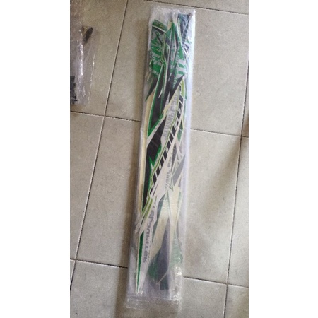 striping stiker les body Jupiter Z1 2013 putih hijau