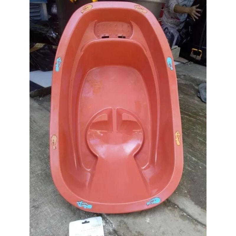 Set Bak Mandi Bayi + Gayung + Sikat Silikon