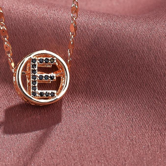 ✲ Kalung Emas Inisial Huruf Kalung Huruf Stainless Kalung Huruf Kalung Alfabet Titanium Kalung Huruf