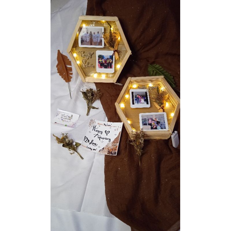 GIFT BOX 3D PHOTO TUMBLR MURAH / LIGHT PHOTO 3D (BACA DESKRIPSI)