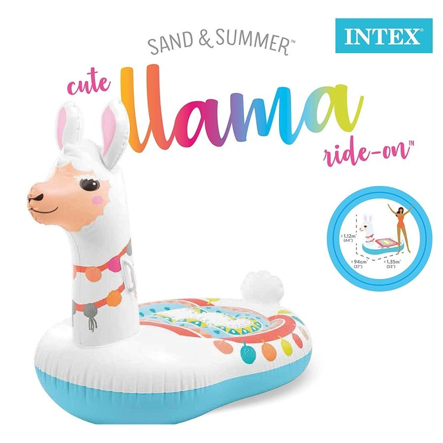 INTEX 57564 Float Pelampung Ban Renang Floaties Cute Llama Ride-on