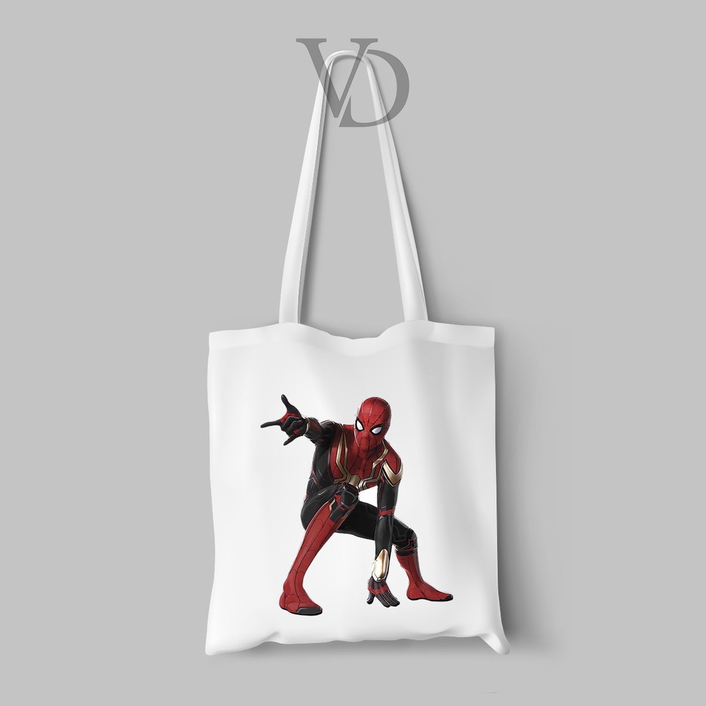 tote bag kanvas model spiderman no way home / totebag / tas belanja / AVENGERS