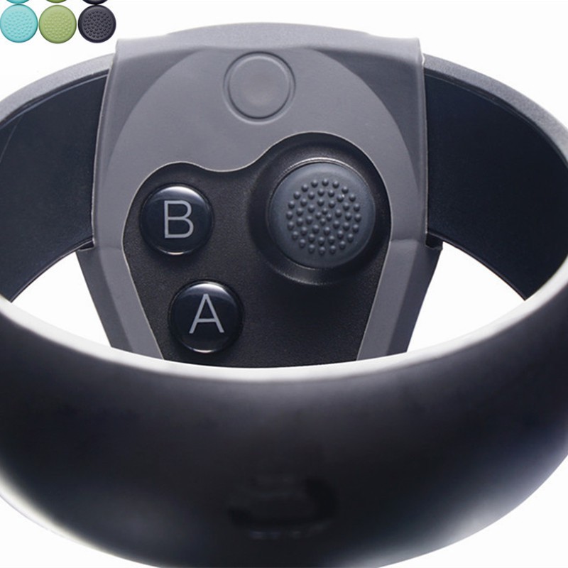 4pcs Case Pelindung Bahan Silikon Anti Slip Untuk Oculus Quest 2 / Rifts Vr Touch Controller