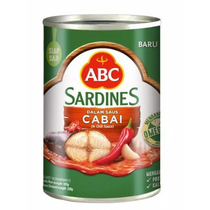 

ABC Sarden Saus Cabai 425 g