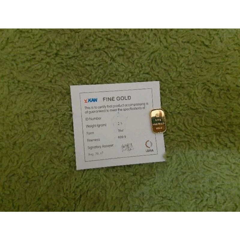 Emas Antam 2.5grm