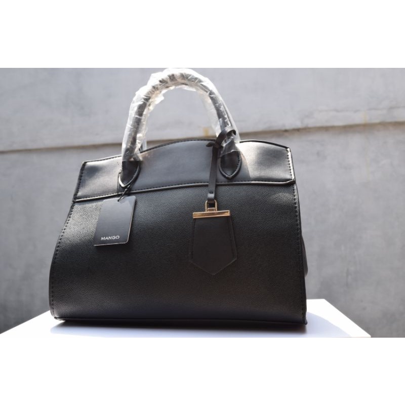 Mango Satchel Bag Original - Black