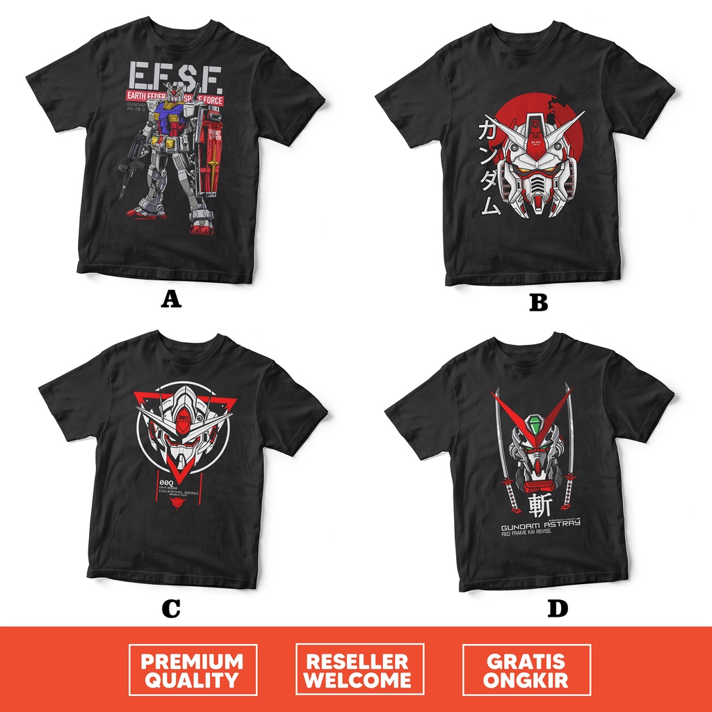 [KAOS DEWASA/ANAK]GUNDAM ROBOTIC KAOS ANAK DEWASA COTTON COMBED BEST QUALITY MURAH