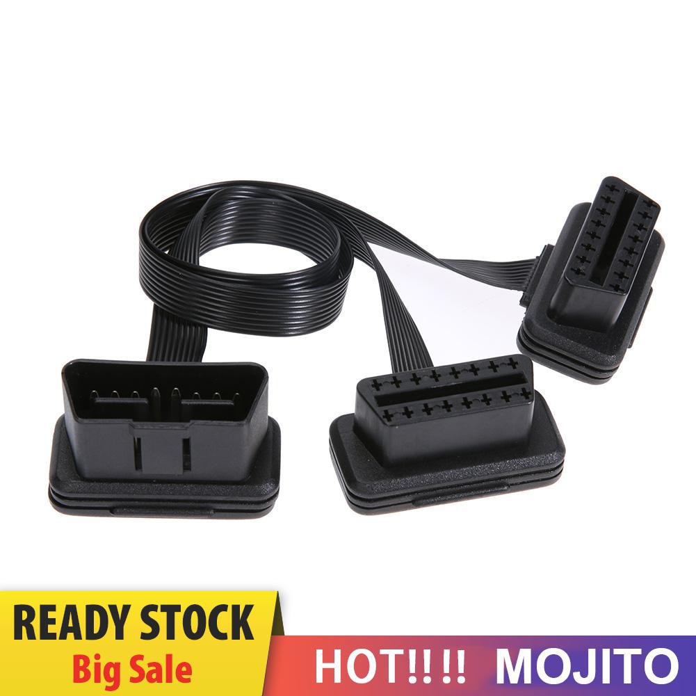 Mojito Kabel Konektor Splitter 16pin Obd2 Male Ke Female Untuk Bluetooth Elm327