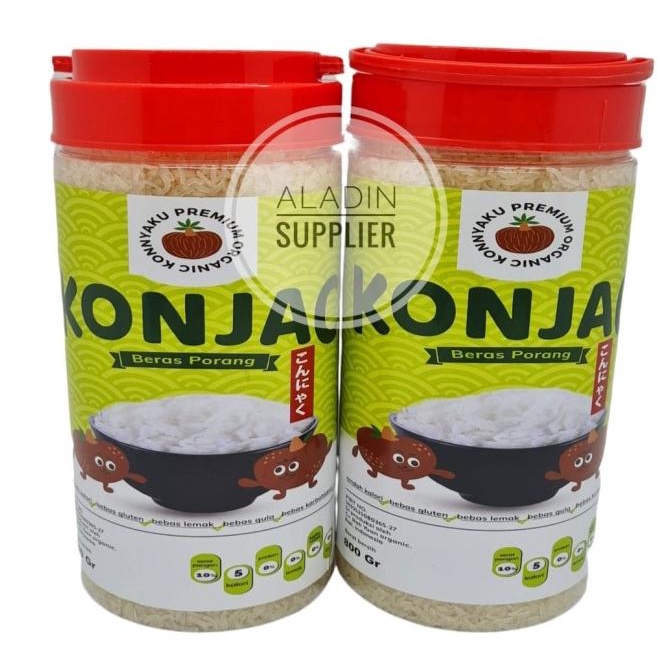 

Beras Porang Konjac Konnyaku Premium Organic 800gr