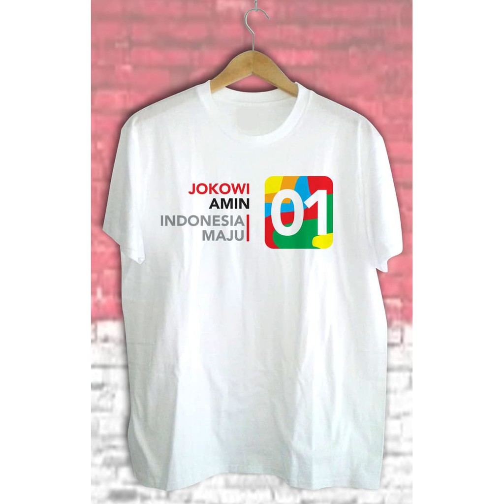 Premium tshirt - baju - Kaos Jokowi Indonesia Maju - Jokowi 01 - Baju Partai - Kaos Capres Jokowi
