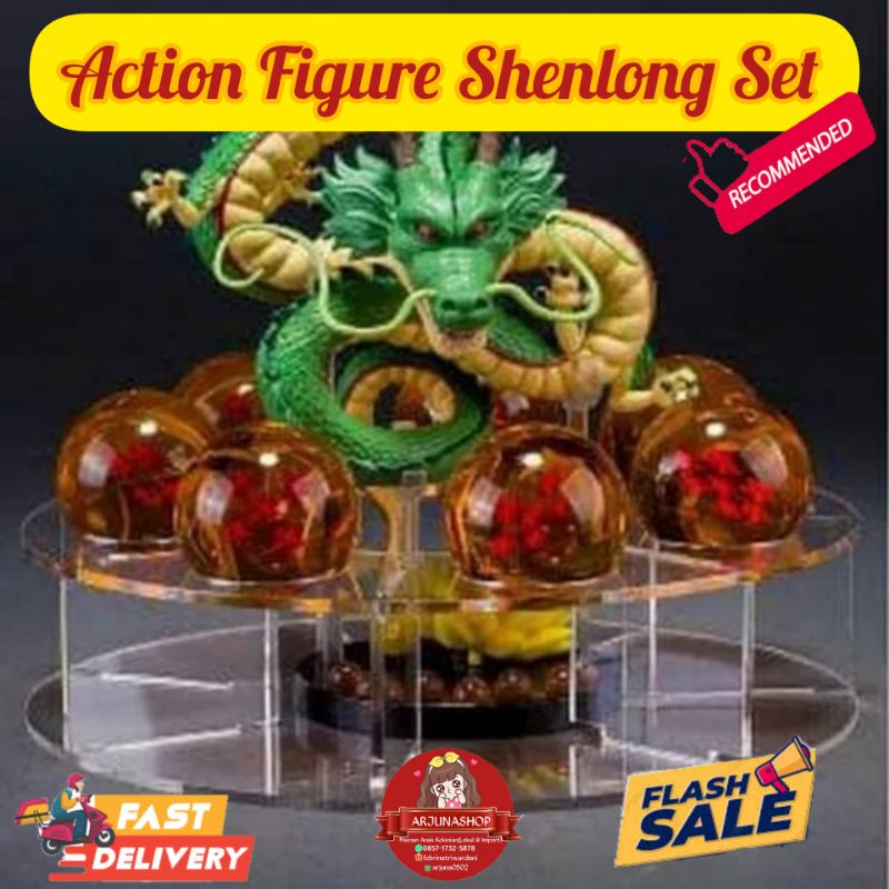 Figure Bola Naga Set 7 Dragon Ball Shenlong WFC