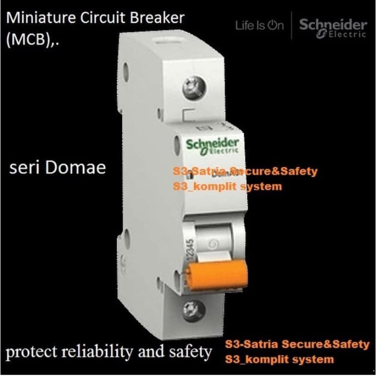 MCB 2A MCB Schneider Domae C2 Merlin Gerin 2 A