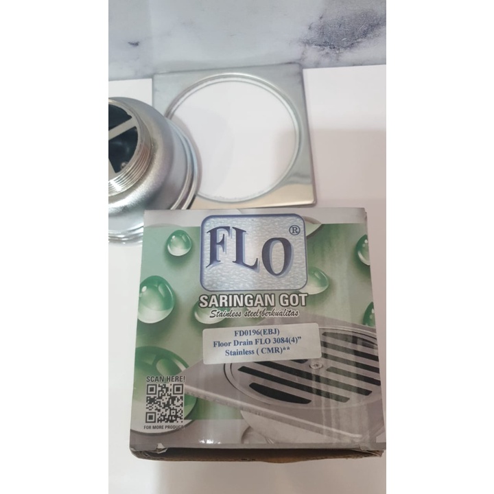 Saringan Got FLO Model TOTO Stainless 4 Inch 3084