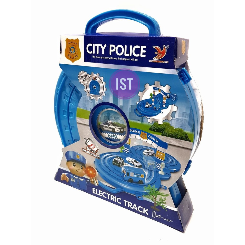 MWN.TOYS City Police Electric Track No.HY347-2