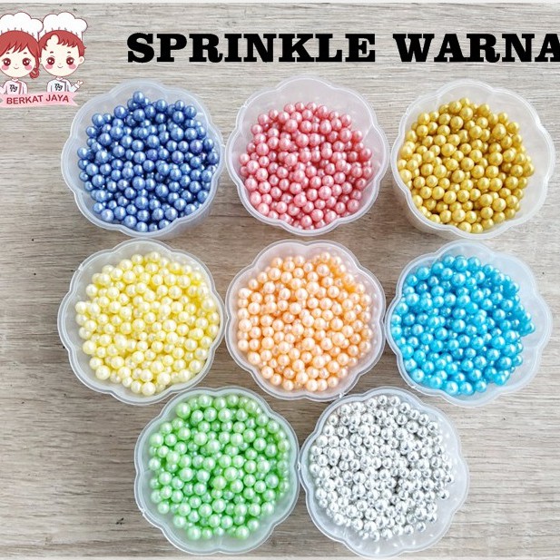 

SPRINKLE / SILVER PIL / TRIMIT ANEKA WARNA (BUKAN MOTIF)