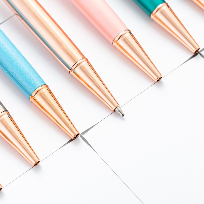 1pc Pulpen Gel Metal Hias Kristal Berlian Imitasi Untuk Stationery Sekolahkantorhadiah