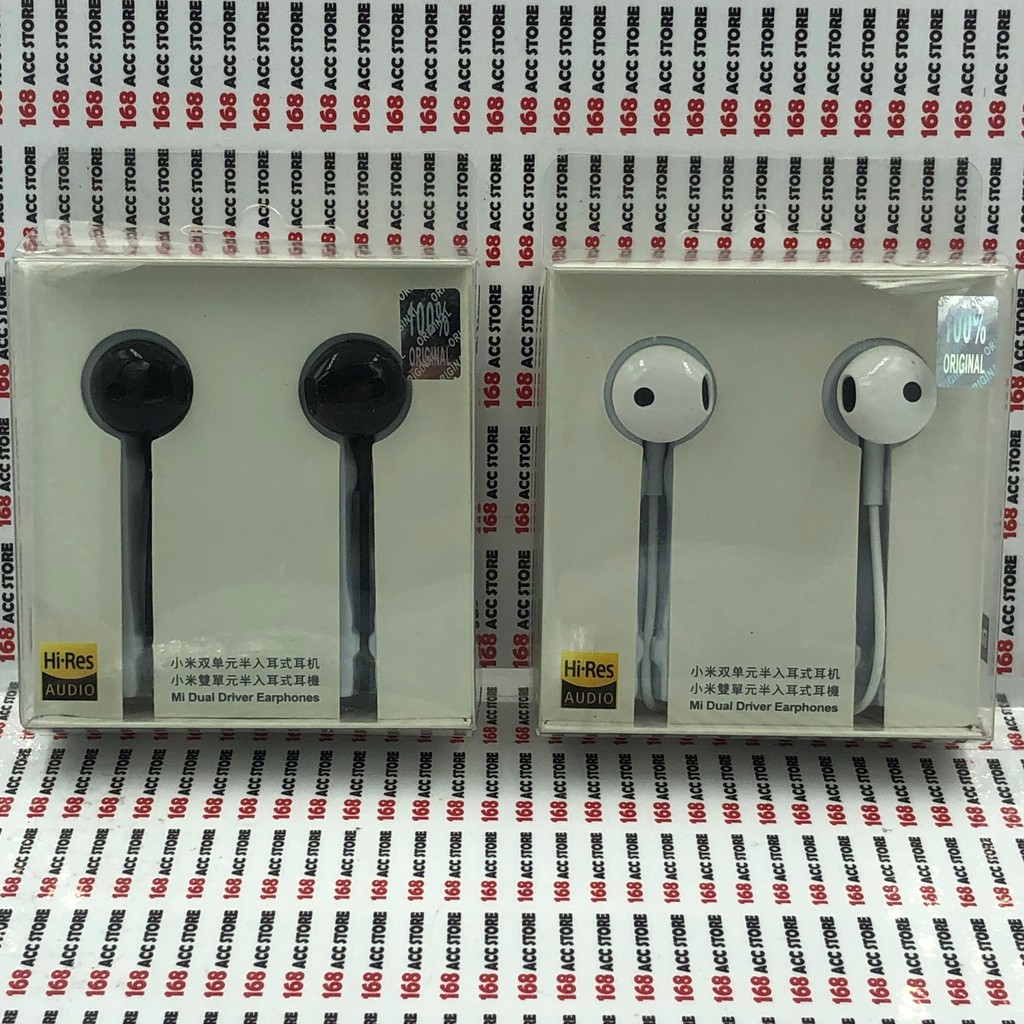 HEADSET XIAOMI MI DUAL DRIVER ORI / HANDSFREE XIAOMI HYBIRD / EAR POD