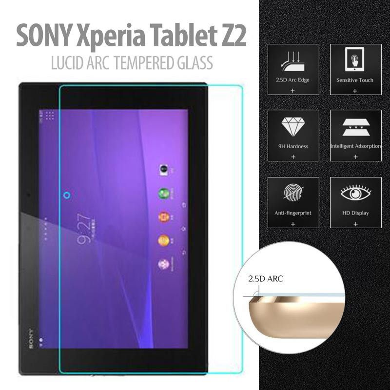 SONY XPERIA TABLET TAB Z2 TEMPERED GLASS GORILA PELINDUNG LAYAR CLEAR HD