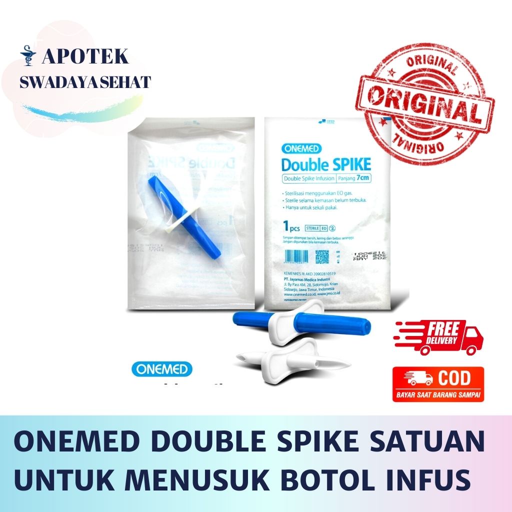 ONEMED DOUBLE SPIKE Infusion - Tusuk Botol Inf