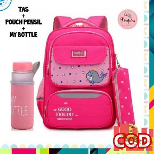 Terbaru.. Tas Ransel Backpack Sekolah Anak Cewek Perempuan Paud Tk Sd Unicorn Branded Modis Kekinian
