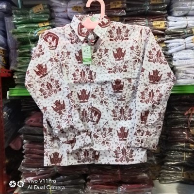Seragam Sekolah Baju Batik Sd Tutwuri Handayani Kain Katun