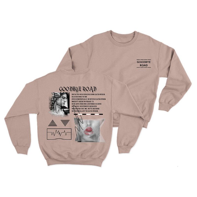 Sweater crewneck unisex (Good bye road)