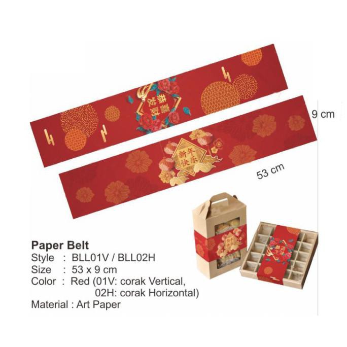 

Paperbelt Imlek / Label Cny Dekor Sincia / Hiasan Sleeve Sabuk Bbl Terlaris