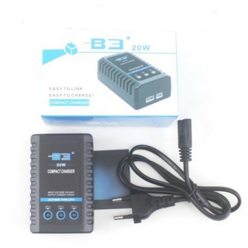 CHARGER CAS BATERAI BATTERY RC MOBIL REMOT HOBI 2S 7.4V 3S 11.1V 1600 mA