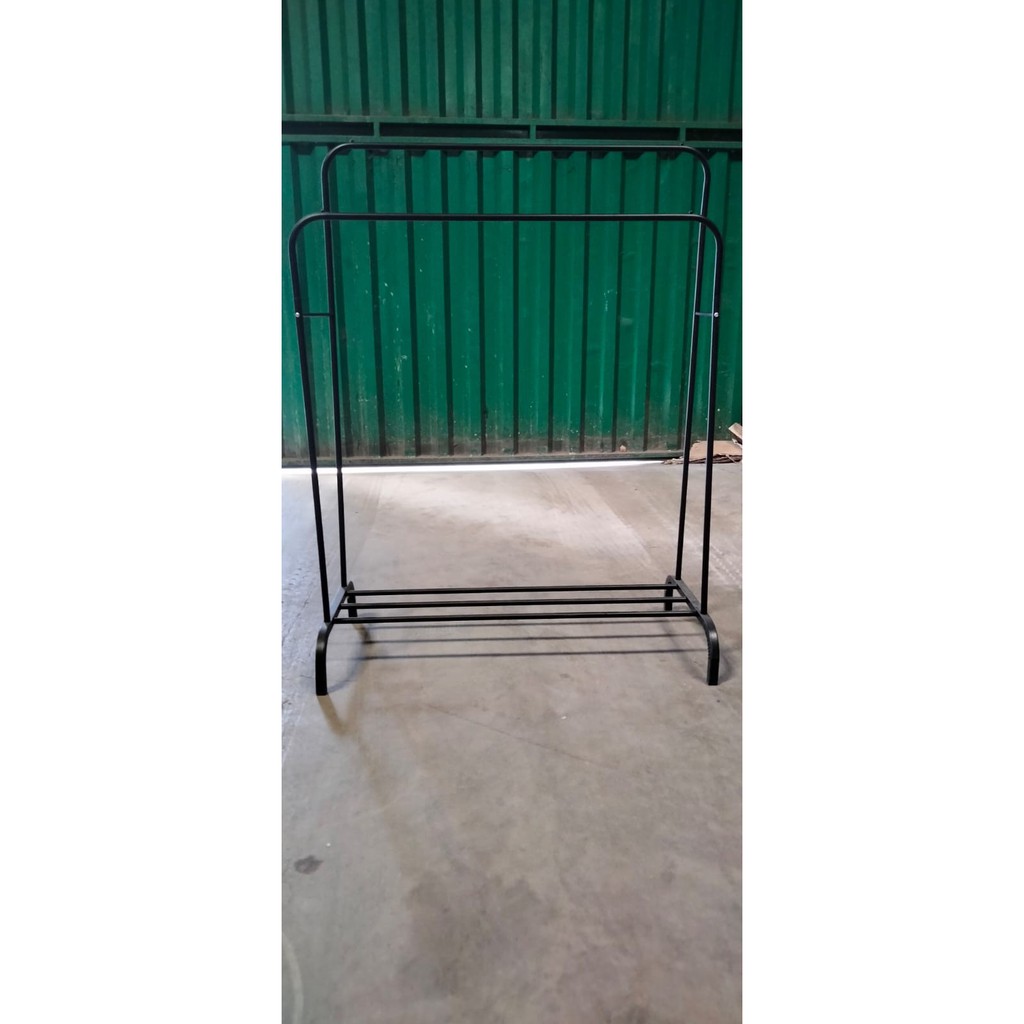 (3KG) SHENAR BIG DOUBLE STAND HANGER MULIG/RAK GANTUNG BAJU/GANTUNGAN GAWANG/DOUBLE POLE BIG STAND HANGER