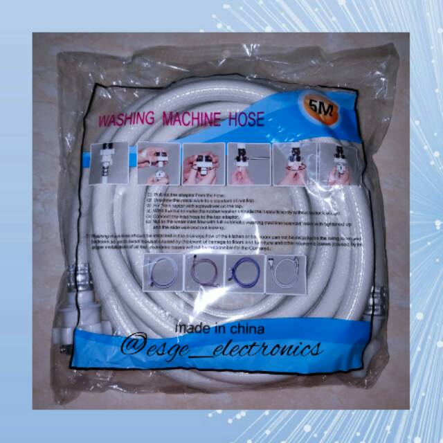 SELANG INLET MESIN CUCI LG SELANG MASUK AIR MESIN CUCI 2 M 3 METER 5 METER WATER HOSE INLET MESIN CUCI WASHING MACHINE HOSE PIPA MESIN CUCI SLANG AIR MESIN CUCI PIPA AIR MESIN CUCI SATU TABUNG 1 TABUNG OTOMATIS SELANG AIR LG OTOMATIS MESIN CUCI TEBAL KUAT