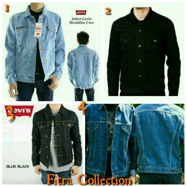 Jaket Levis Pria  Jaket Lengan Panjang  Jaket Pria  Fashion Pria