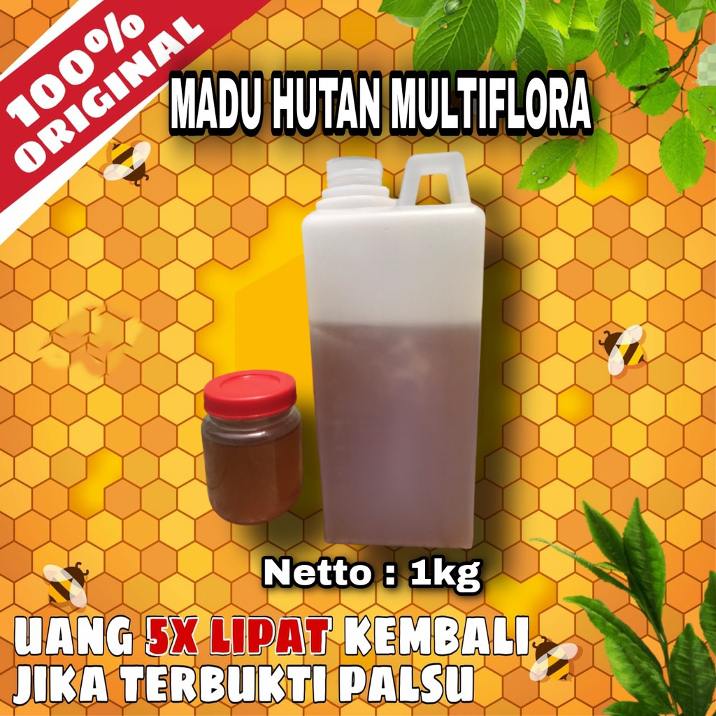 

Madu Hutan Multiflora Murni 100% Asli - Madu Murni Asli 1kg