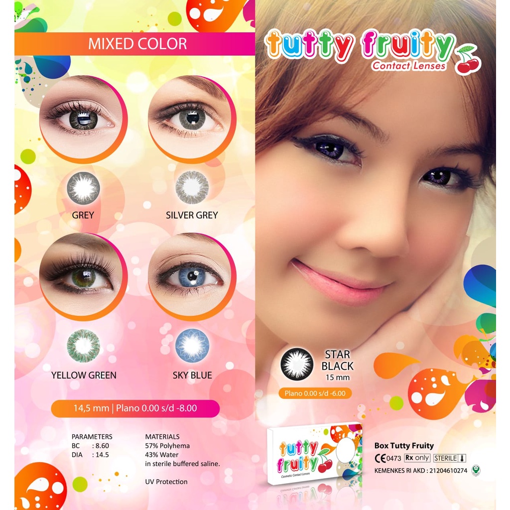 SOFTLENS TUTTY FRUITY