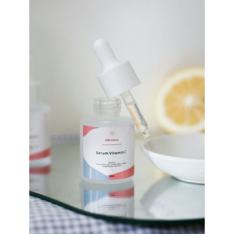 Serum Vit C by HR Glow - 20ml BPOM /serum wajah / pemutih wajah glowing / serum