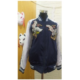 JAKET JACKET SUKAJAN IMPORT BURUNG BANGO JEPANG STYLE HARAJUKU MURAH MERIAH