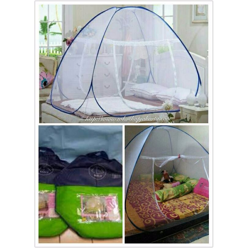 Terlaris kelambu lipat butterfly 200x200 UNGGULAN