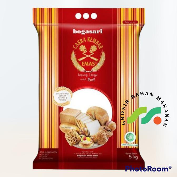 

vikriyansatyaveta5694 TERIGU CAKRA KEMBAR EMAS ROTI 5kg TERLARIS TERPERCAYA ORIGINAL