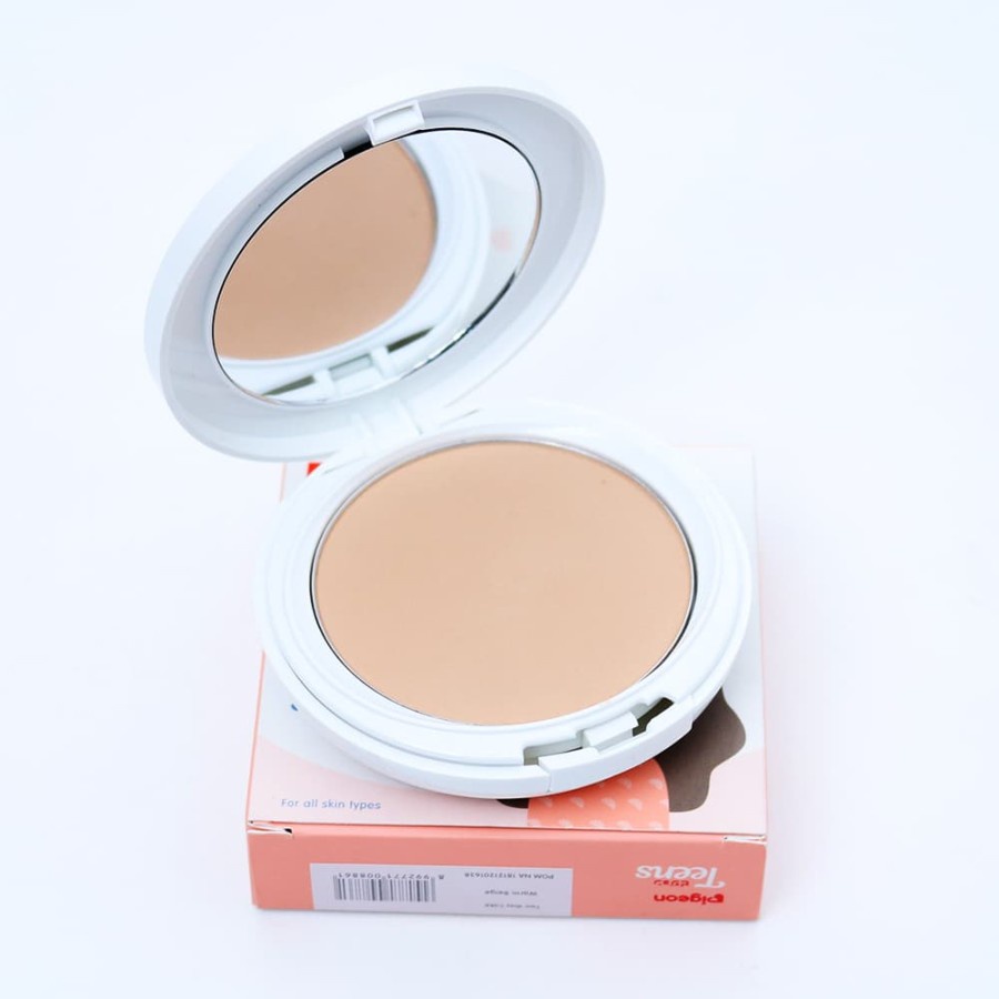 PIGEON Two Way Cake + uv protection Warm Beige 14Gr / Bedak Remaja