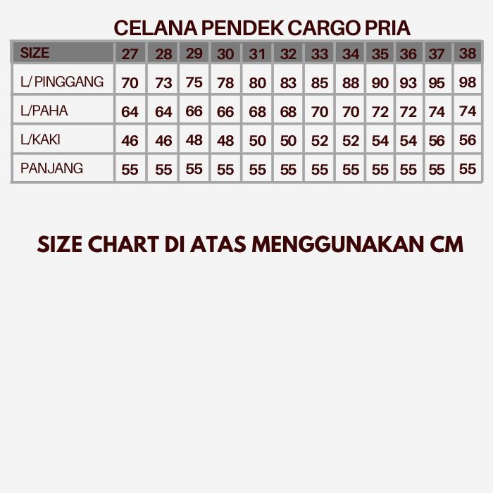 Celana Pendek Cargo Pria Gunung PDL Army Casual Celana Cargo Pria