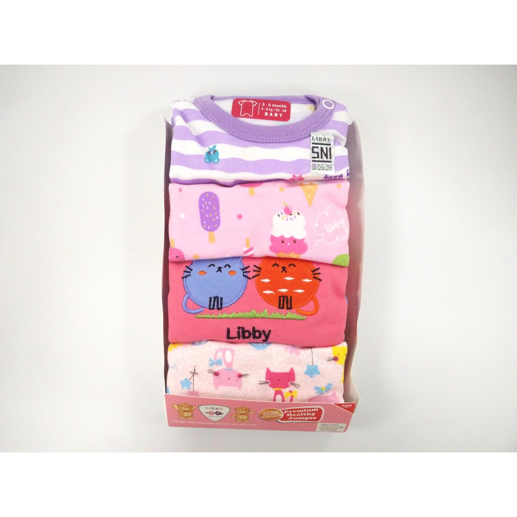 LIBBY 3 pcs ROMPER/JUMPER Premium SEGIEMPAT 3 in 1