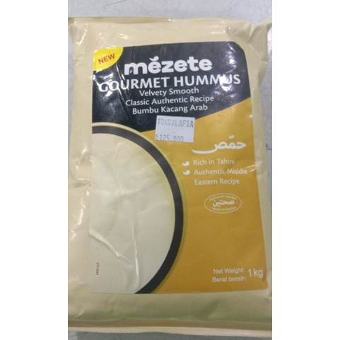 

RB Bumbu Kacang Arab Mezete Gourmet Hummus Velvety Smooth Classic Authentic Recipe 1kg