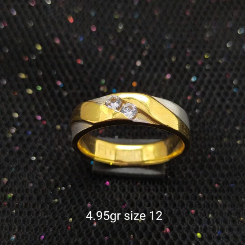 Cincin Emas 17 K - 4.95gr Kadar 750 - 2718