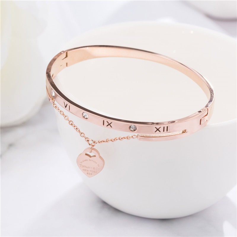 SALE Gelang Bangle Wanita Titanium Korea Anti Karat Cocok Hadiah GK138