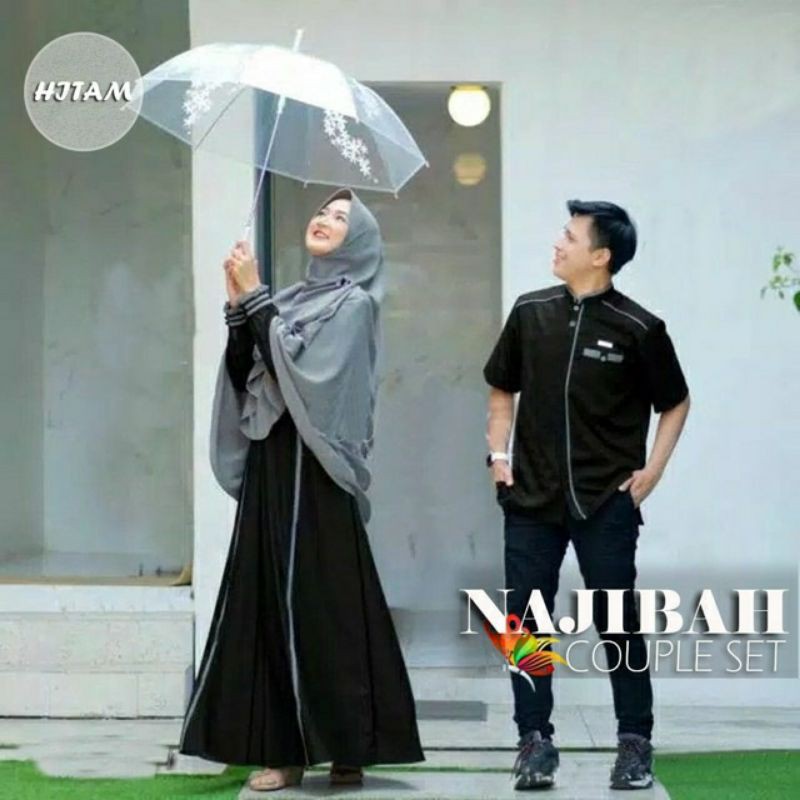 NAJIBAH SYAR'I / COUPLE LEBARAN / COUPLE MUSLIMAH / BAJU PASANGAN