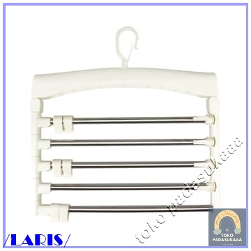 Kris Hanger Besi Pashmina Foldable Warna Putih