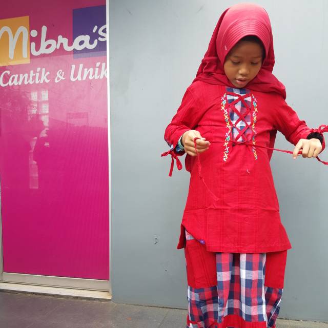 SETELAN BAJU MUSLIM REMAJA NIBRAS TEEN NT 15